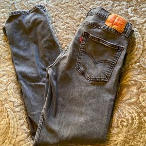 Levi’s 514 straight fit mens gray denim pants Sz 32 x 32